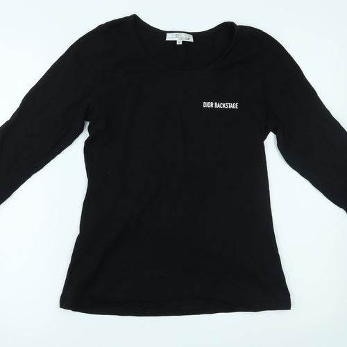 D Uniform Womens Black   Basic T-Shirt Size M