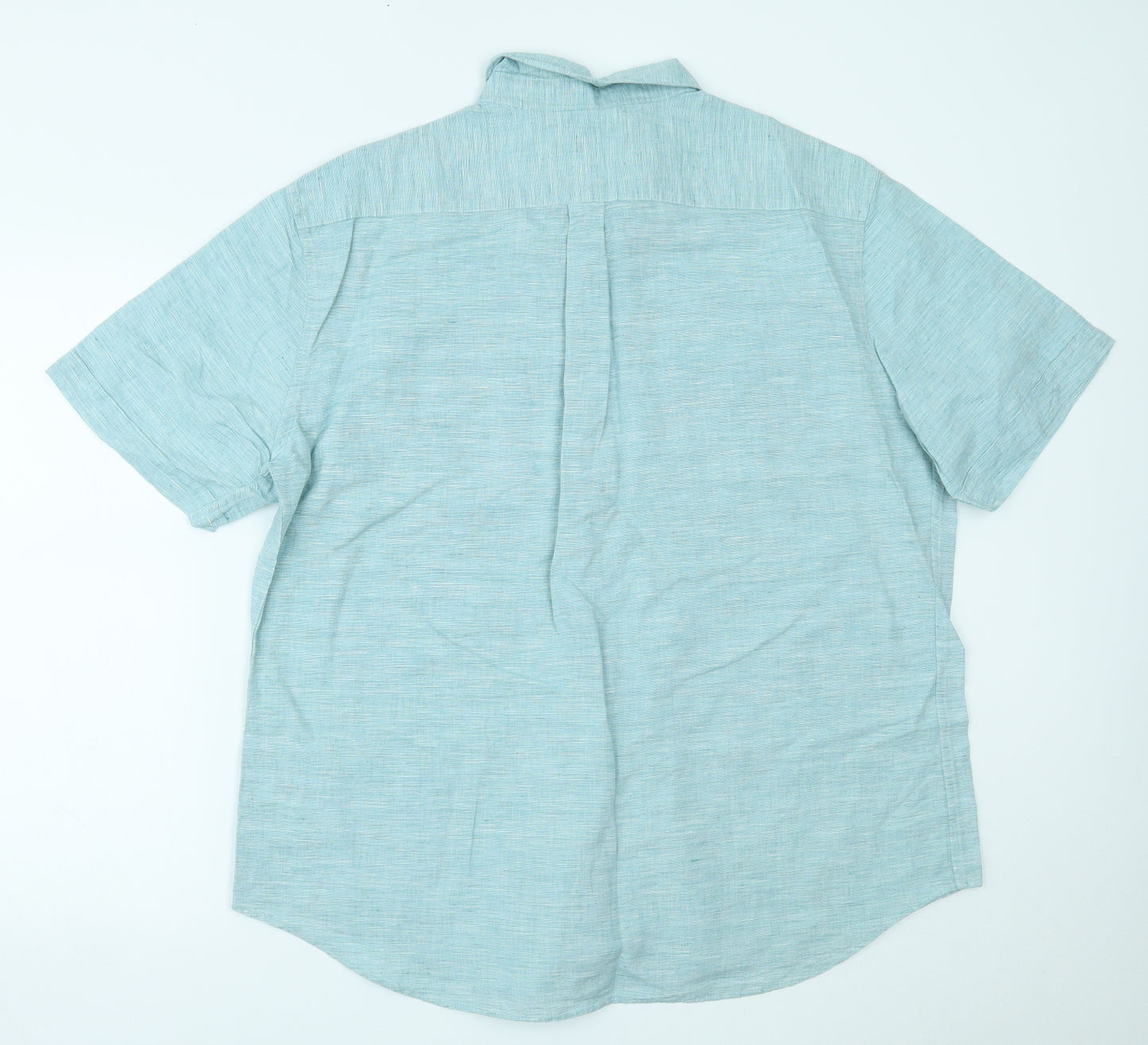 Marks and Spencer Mens Blue    Button-Up Size 2XL