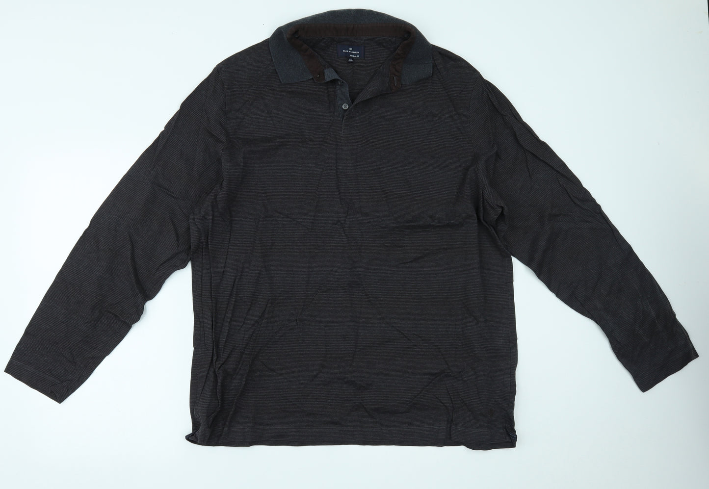 Marks and Spencer Mens Brown    Polo Size 2XL