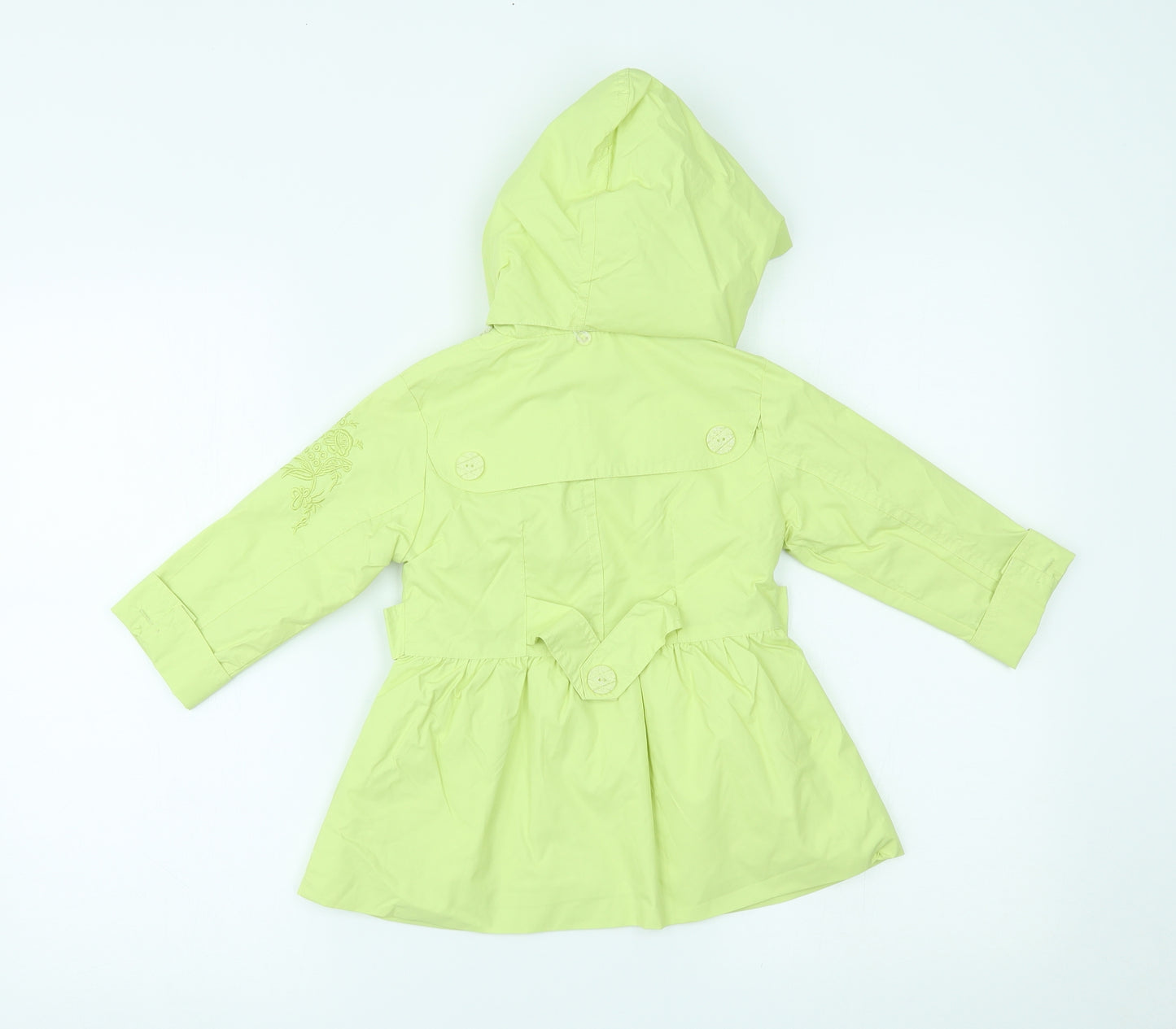 Evil Girls Green   Rain Coat Coat Size 2 Years