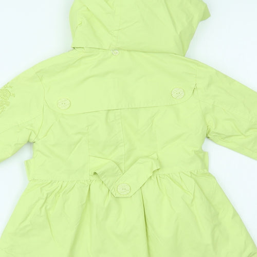 Evil Girls Green   Rain Coat Coat Size 2 Years