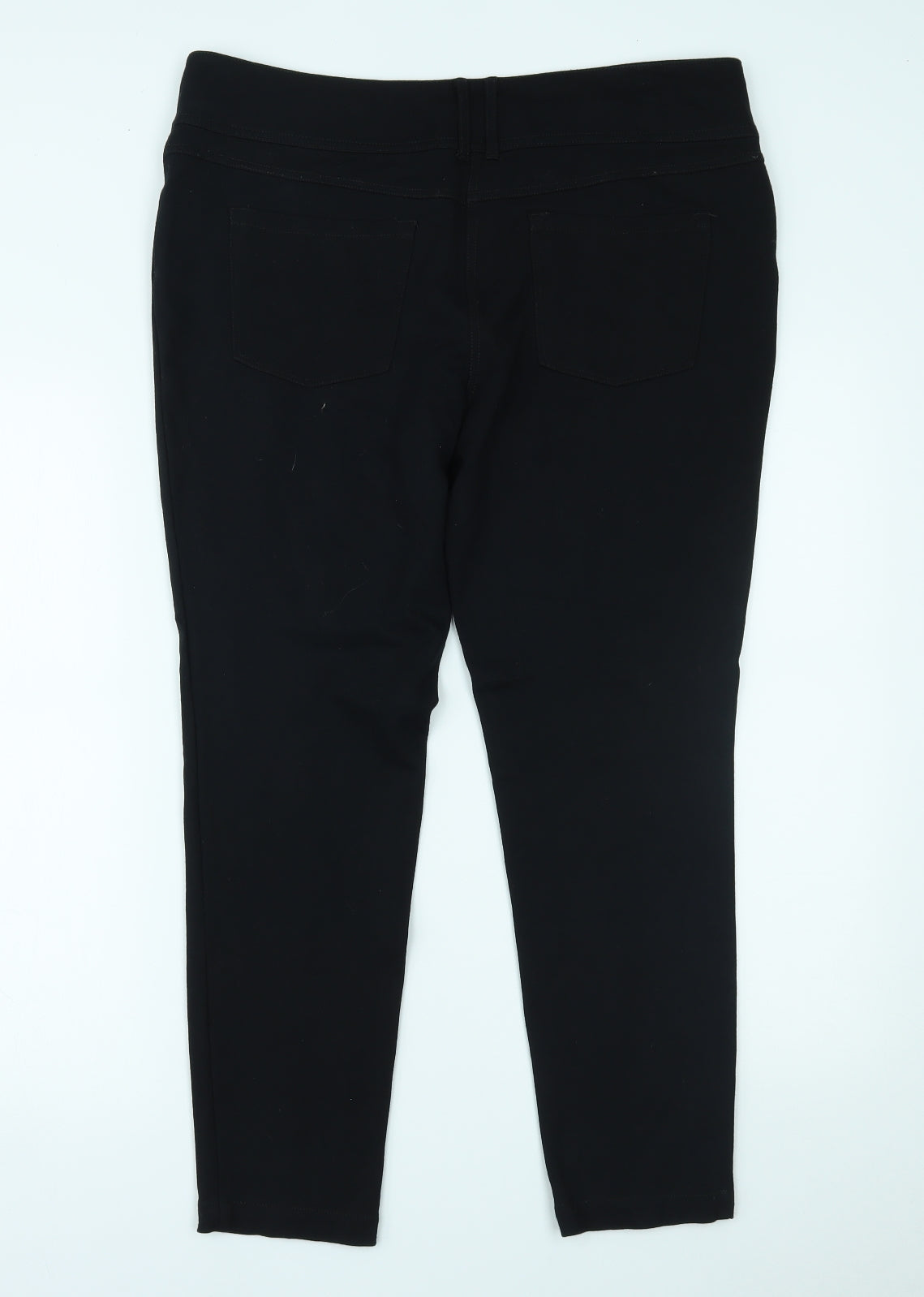 NEXT Womens Black   Trousers  Size 16 L28 in