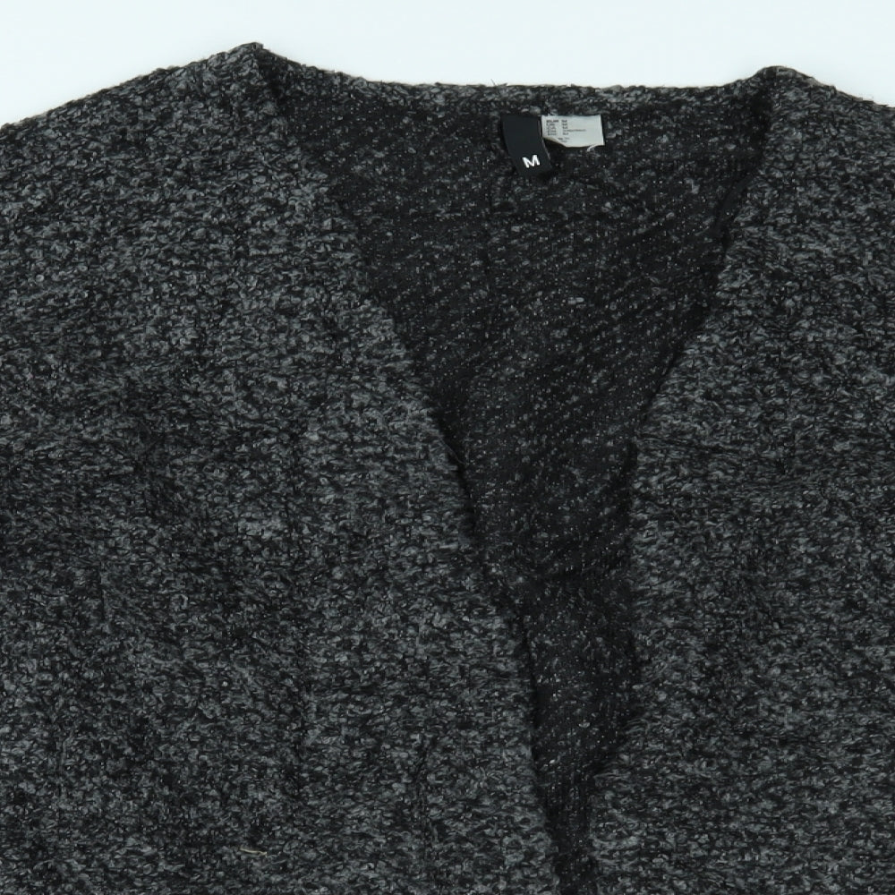 H&M Womens Grey   Cardigan Jumper Size M