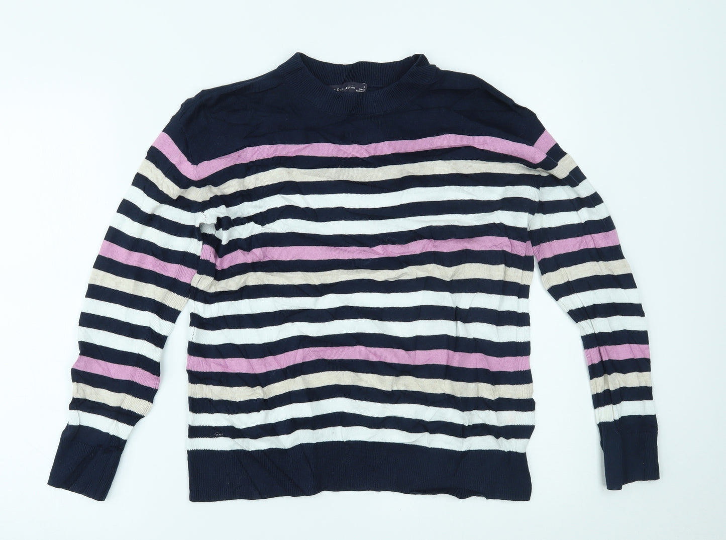 Marks and Spencer Womens Multicoloured Striped  Basic Blouse Size S
