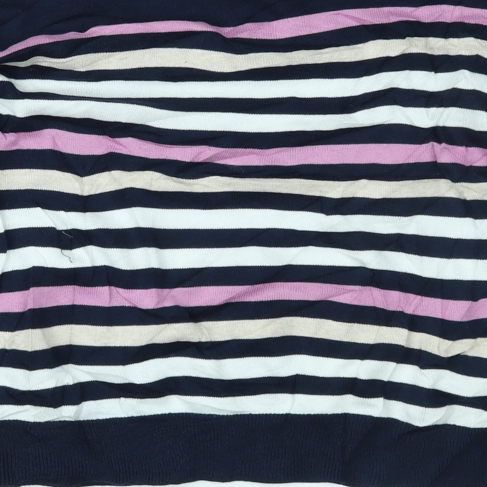 Marks and Spencer Womens Multicoloured Striped  Basic Blouse Size S