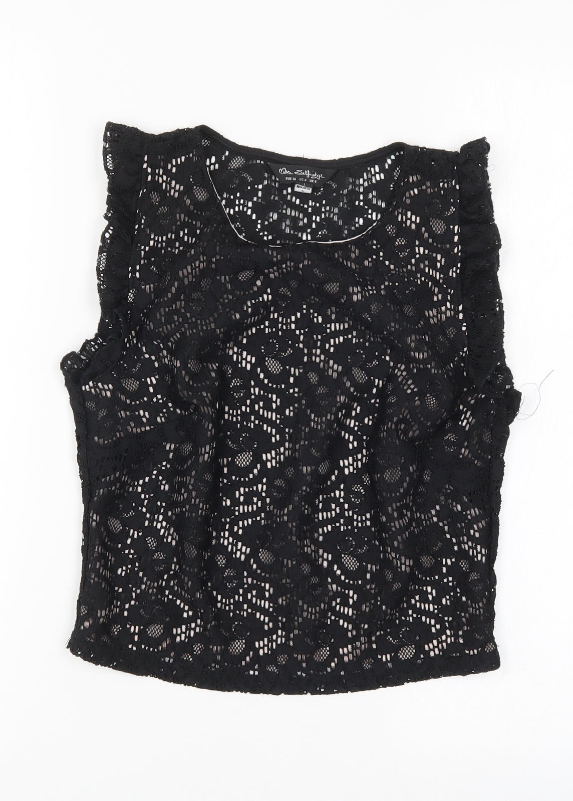 Miss Selfridge Womens Black   Camisole Blouse Size 8