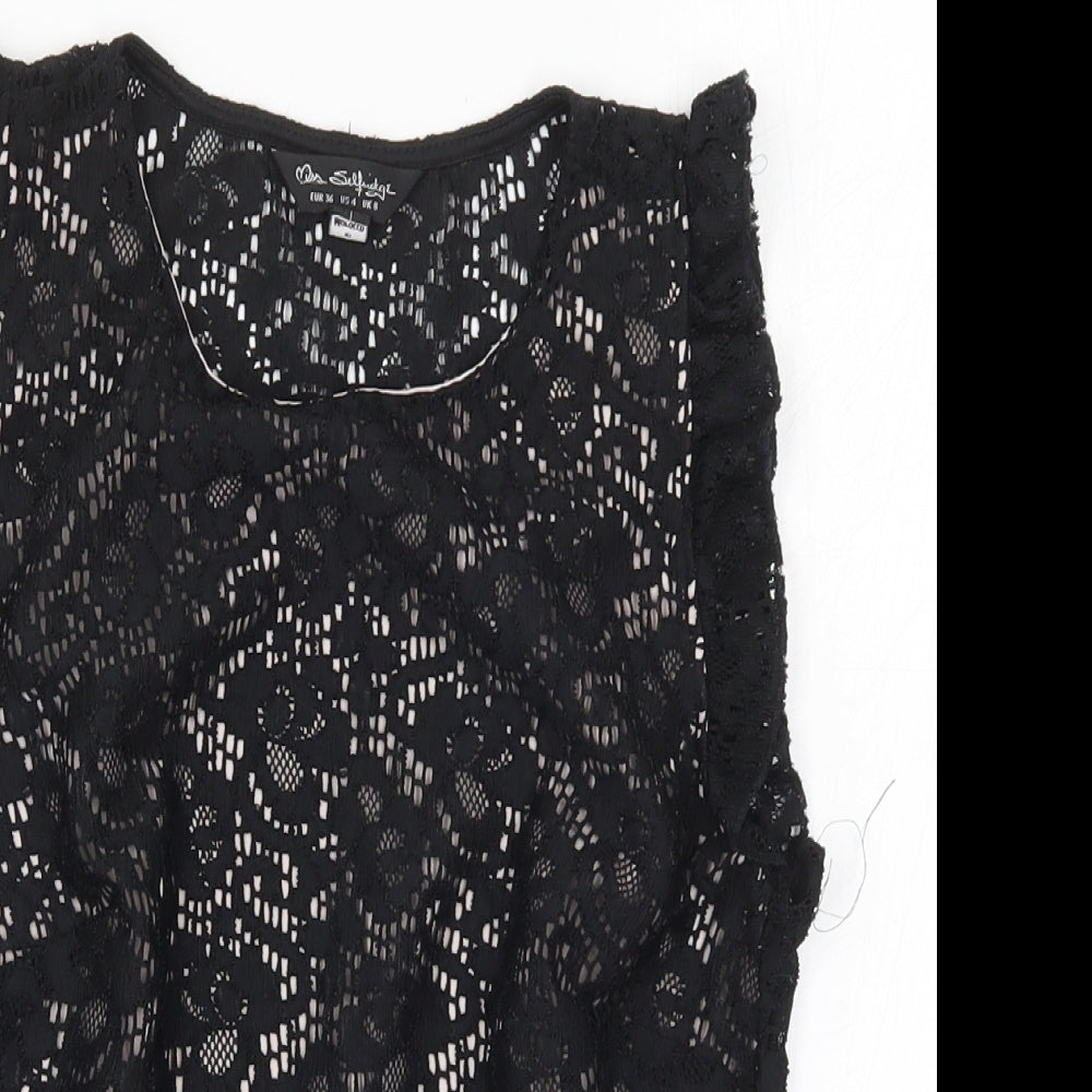 Miss Selfridge Womens Black   Camisole Blouse Size 8