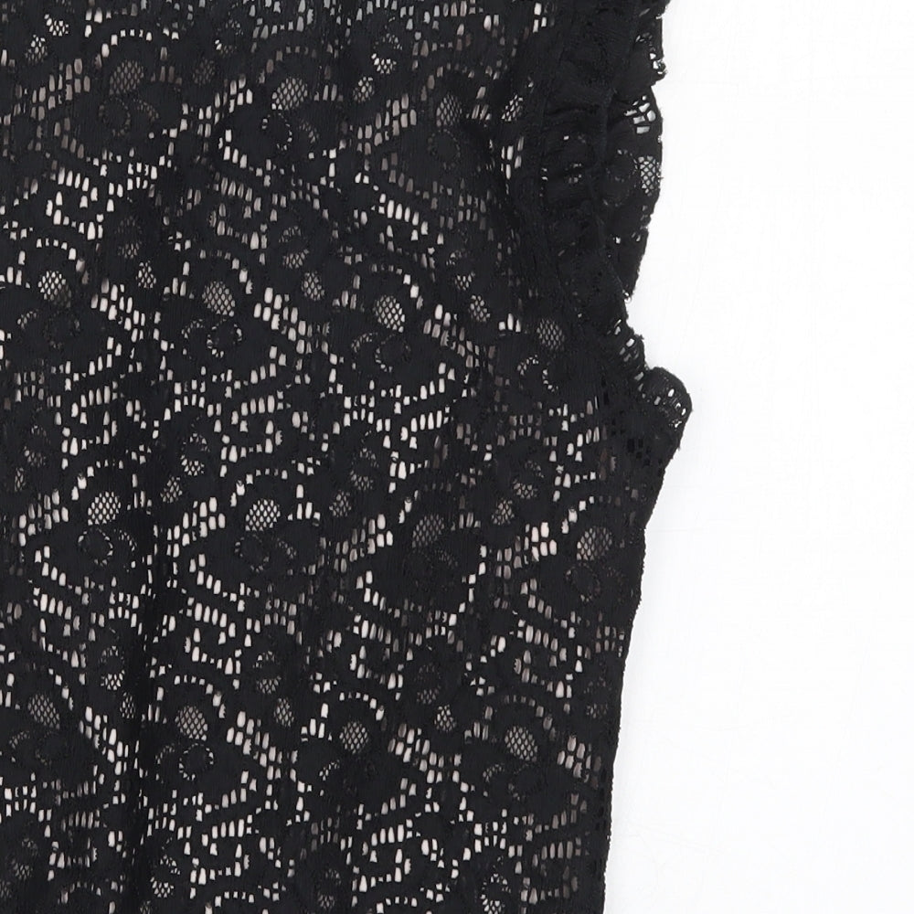 Miss Selfridge Womens Black   Camisole Blouse Size 8