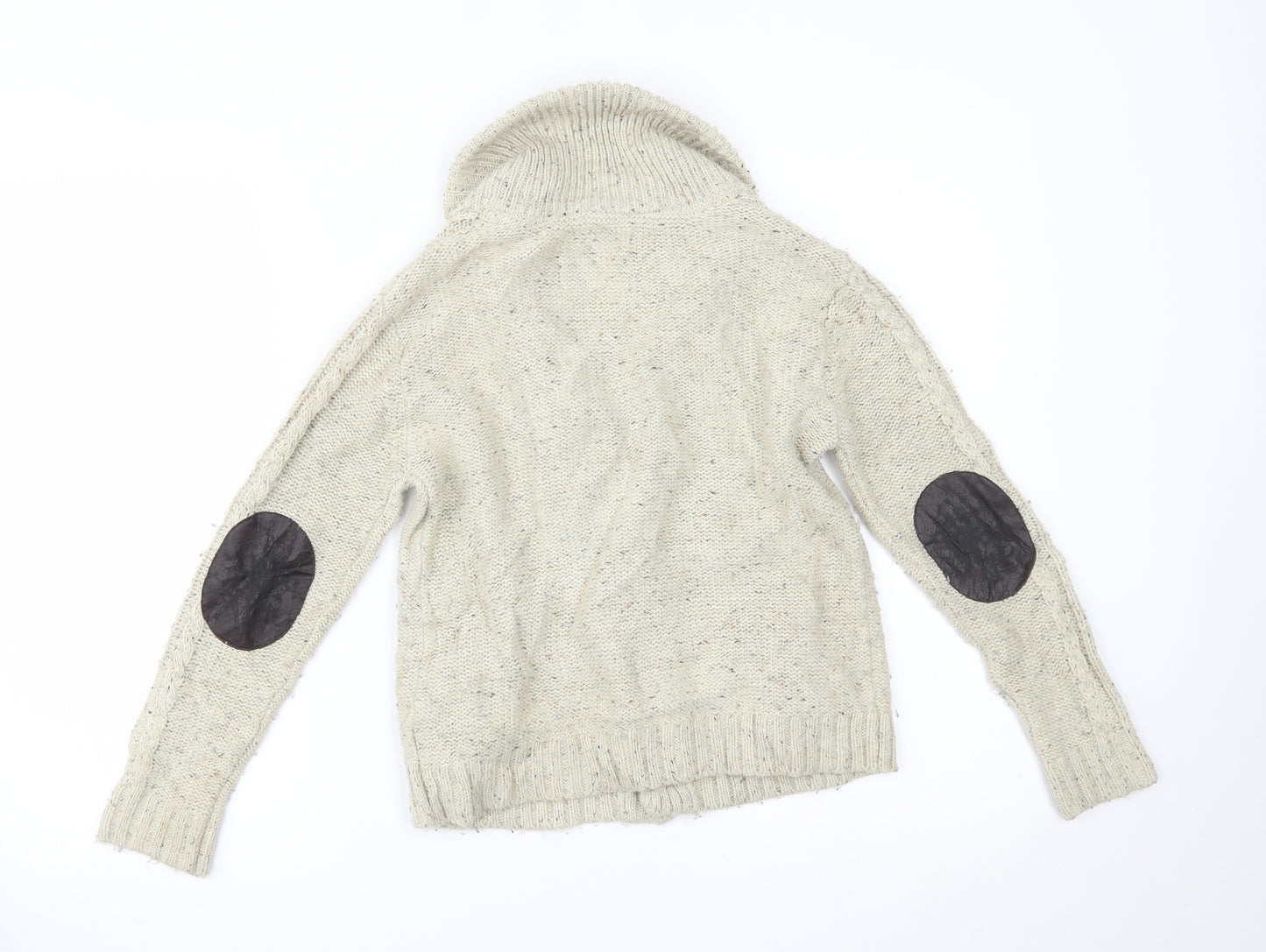 Primark Boys Beige   Cardigan Jumper Size 9-10 Years