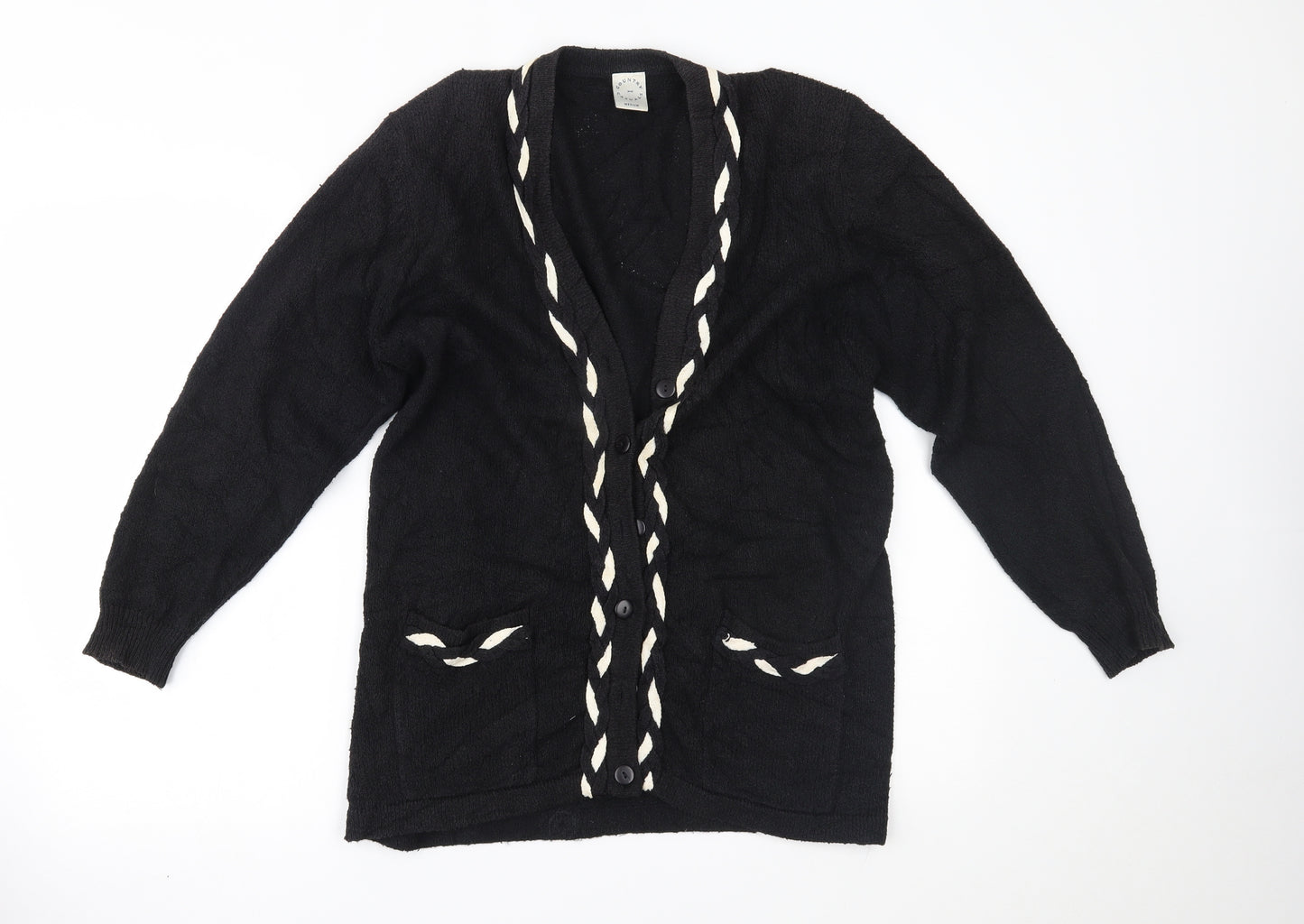 Country Casuals Womens Black   Cardigan Jumper Size M
