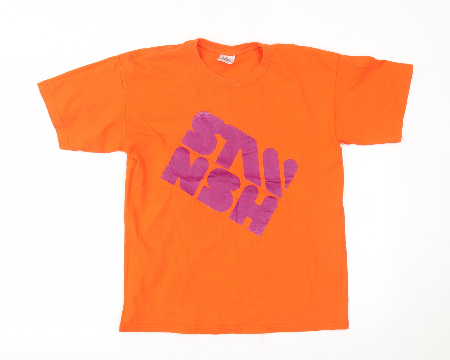 Gildan Boys Orange   Basic T-Shirt Size XL