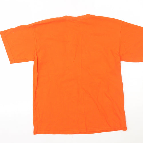 Gildan Boys Orange   Basic T-Shirt Size XL