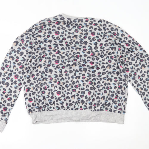 Marks and Spencer Girls Multicoloured Animal Print  Pullover Jumper Size 14 Years