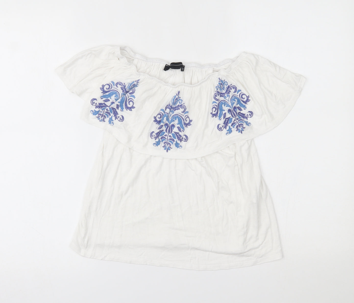 Primark Womens White   Basic Blouse Size 6