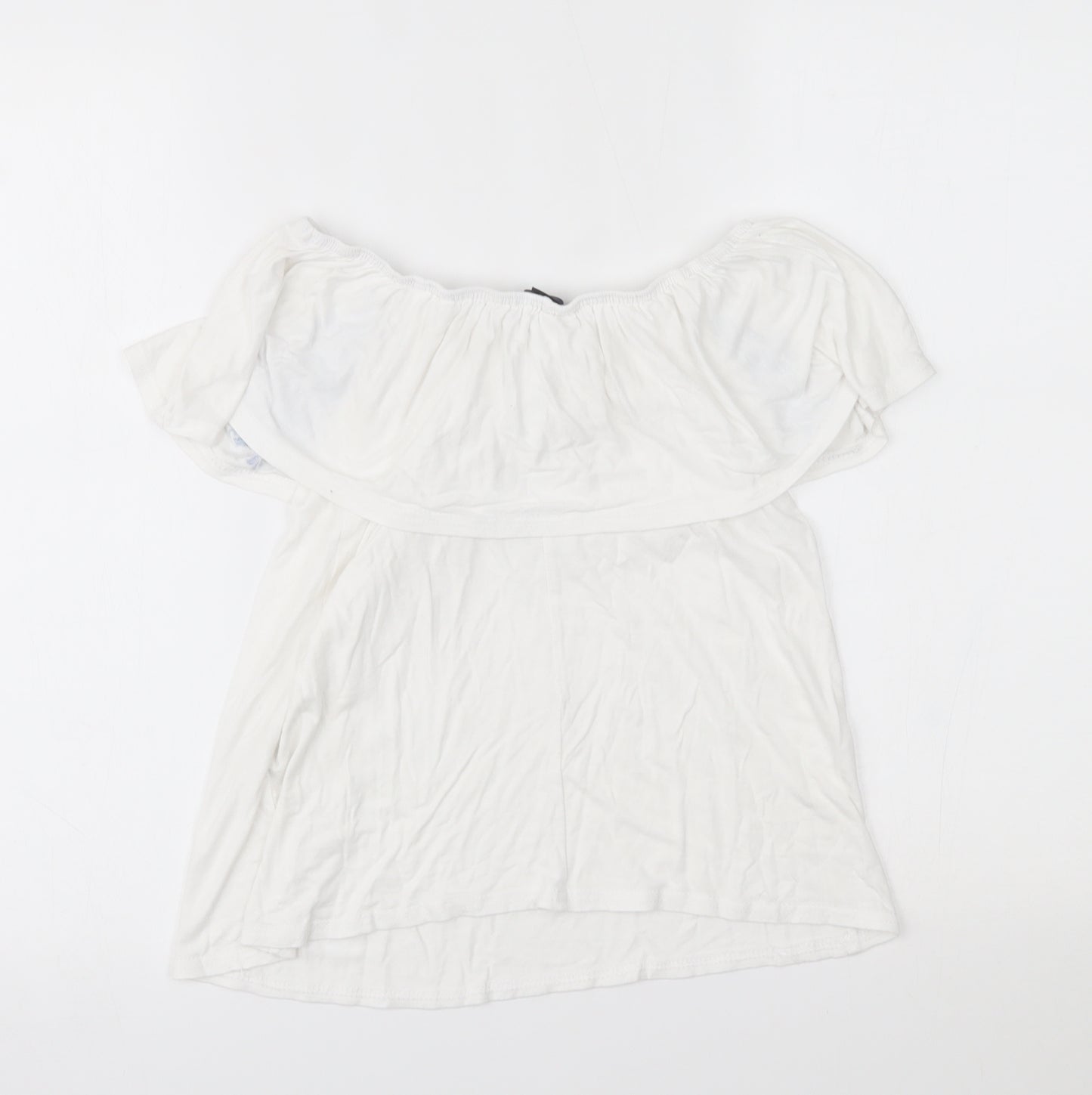 Primark Womens White   Basic Blouse Size 6