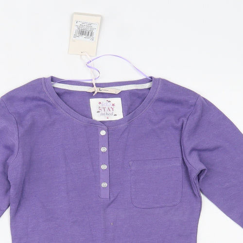 TU Womens Purple   Top Pyjama Top Size 8