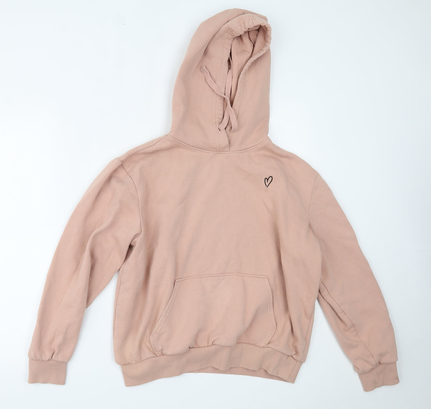 H&M Womens Pink   Pullover Hoodie Size M