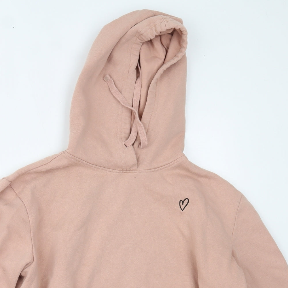 H&M Womens Pink   Pullover Hoodie Size M