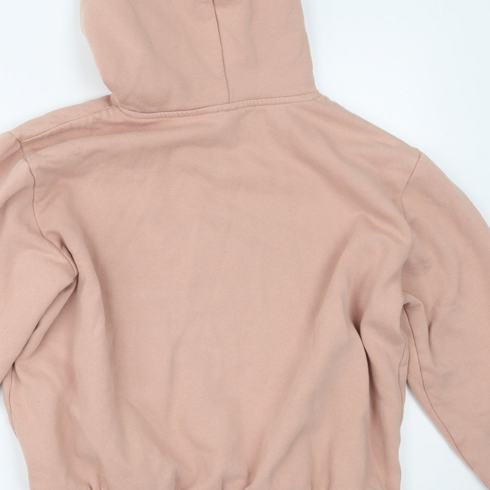 H&M Womens Pink   Pullover Hoodie Size M