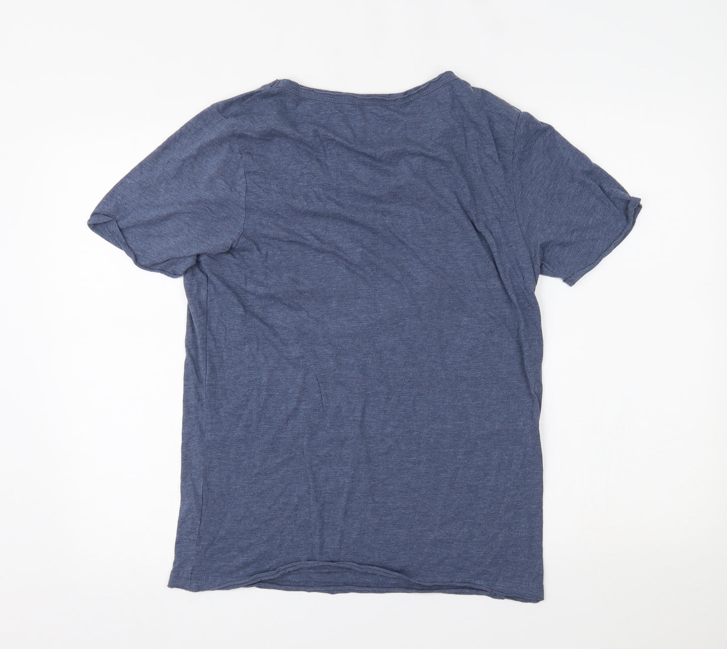 River Island Mens Blue    T-Shirt Size M