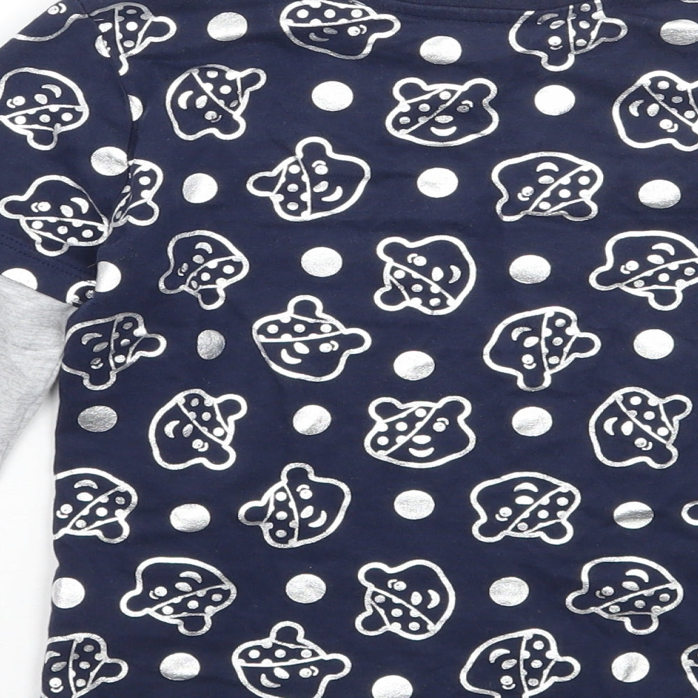George Boys Blue   Basic T-Shirt Size 4-5 Years  - Children in need