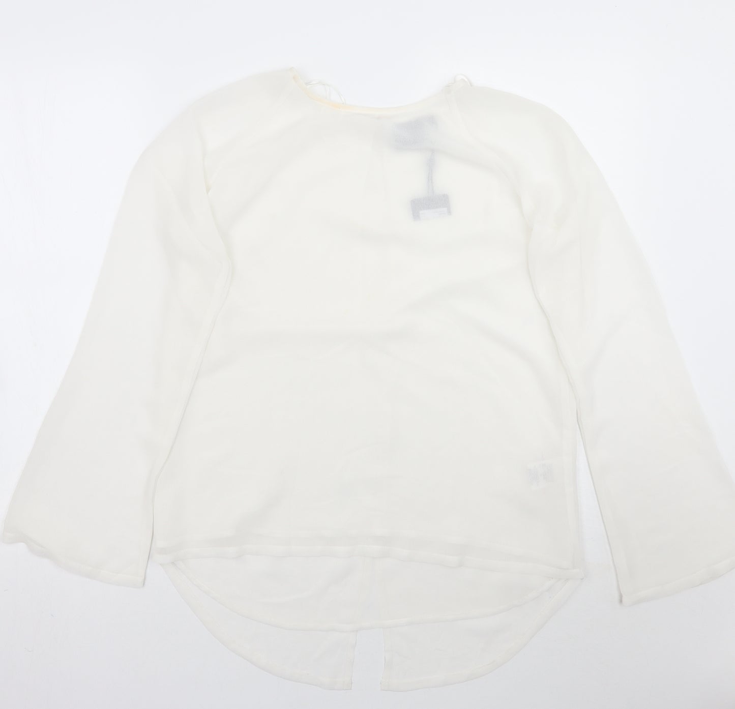Byoung Womens White   Basic Blouse Size 10