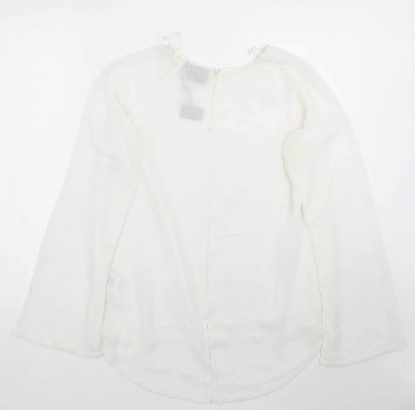 Byoung Womens White   Basic Blouse Size 10