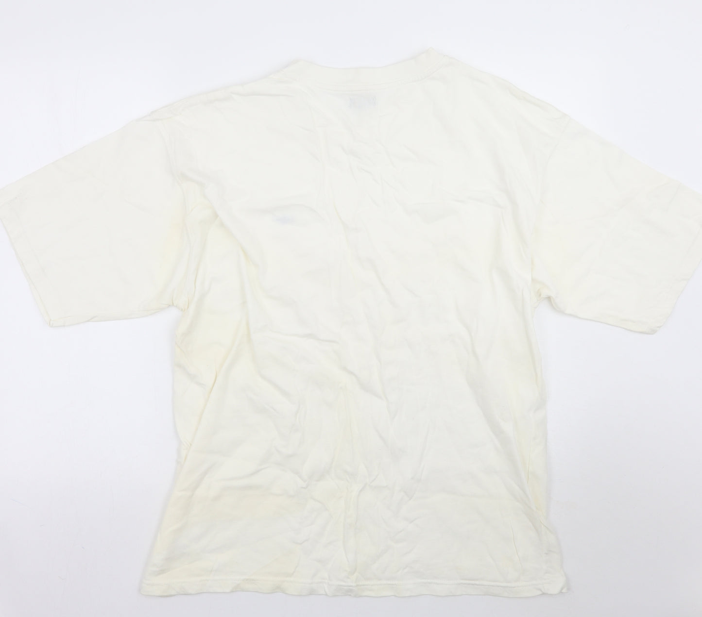 Le shark Mens Ivory    T-Shirt Size XL