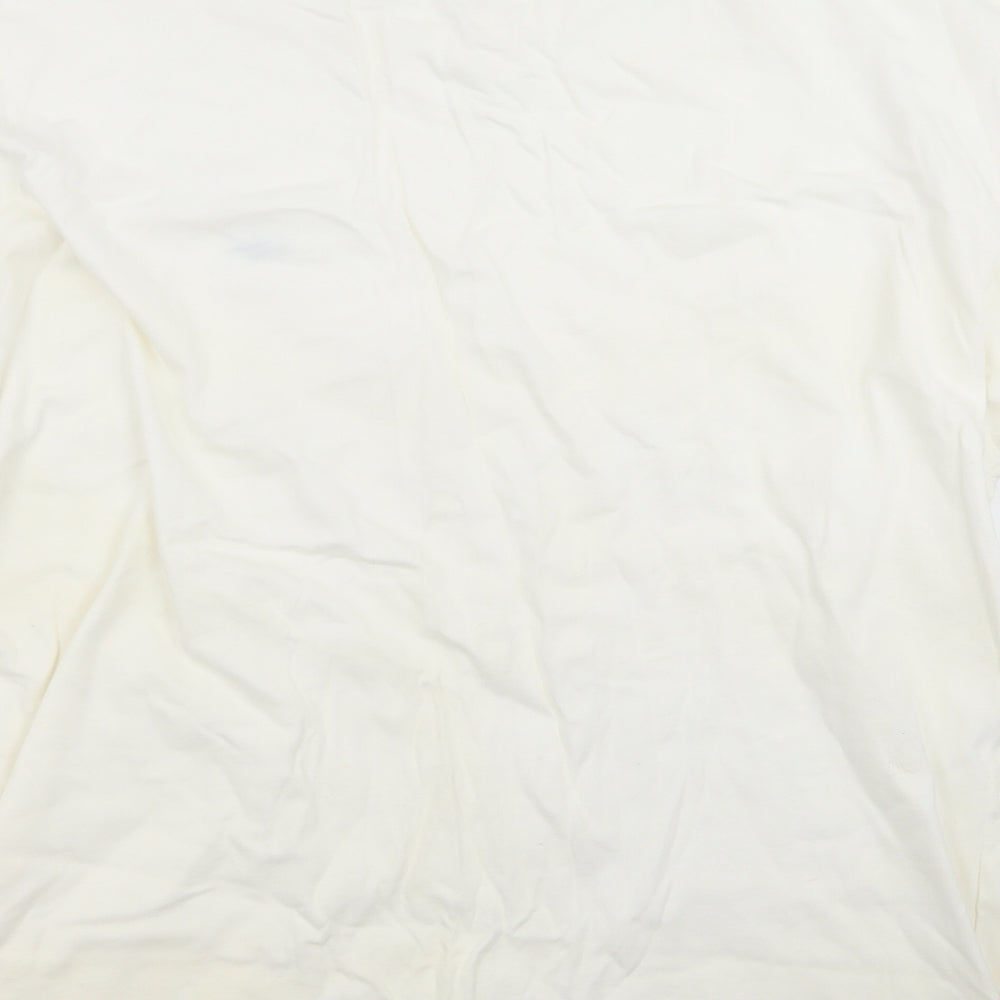 Le shark Mens Ivory    T-Shirt Size XL