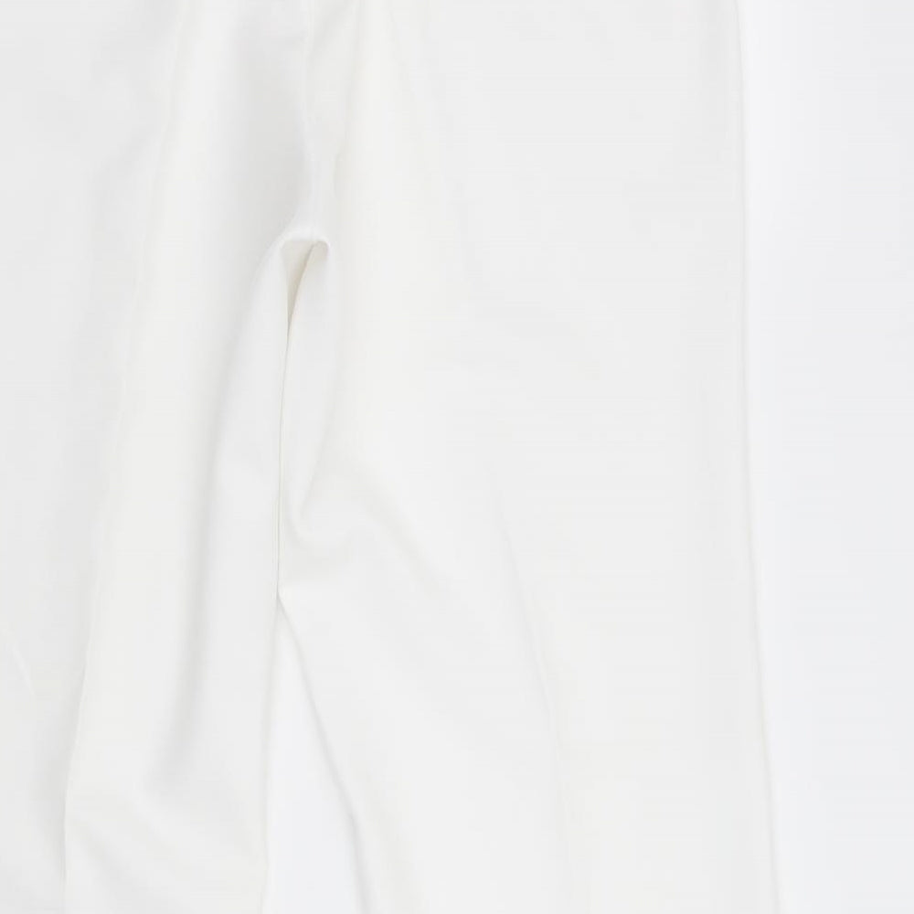 For Women Womens White   Trousers  Size 16 L31.5 in