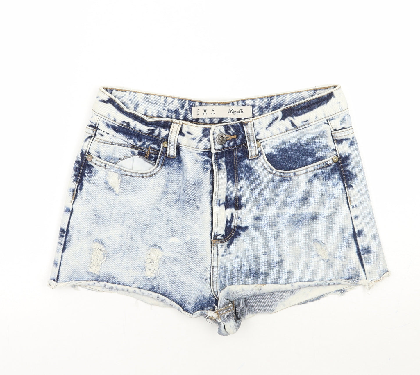 Denim co Womens Blue   Hot Pants Shorts Size 10