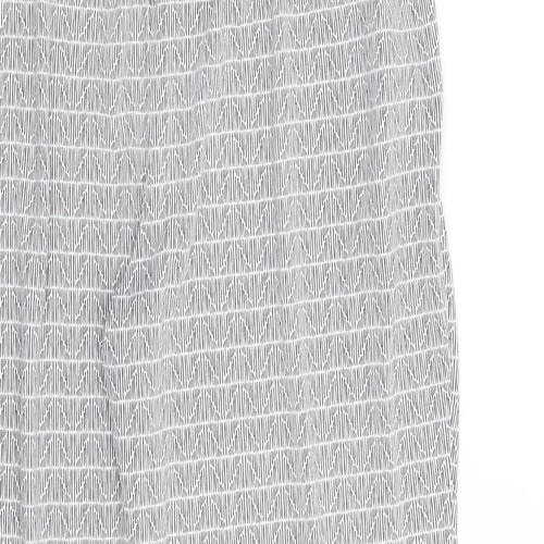 ESMARA Womens White Geometric  Trousers  Size 14 L25 in
