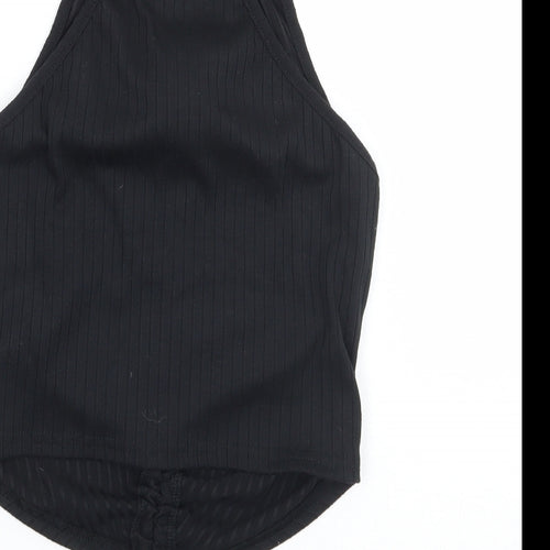 Missguided Womens Black   Basic Tank Size 6