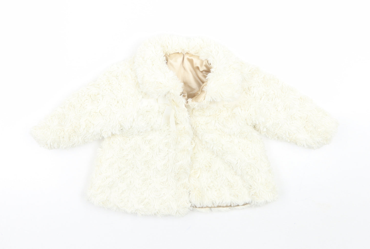 George Girls Ivory   Jacket Coat Size 6-9 Months