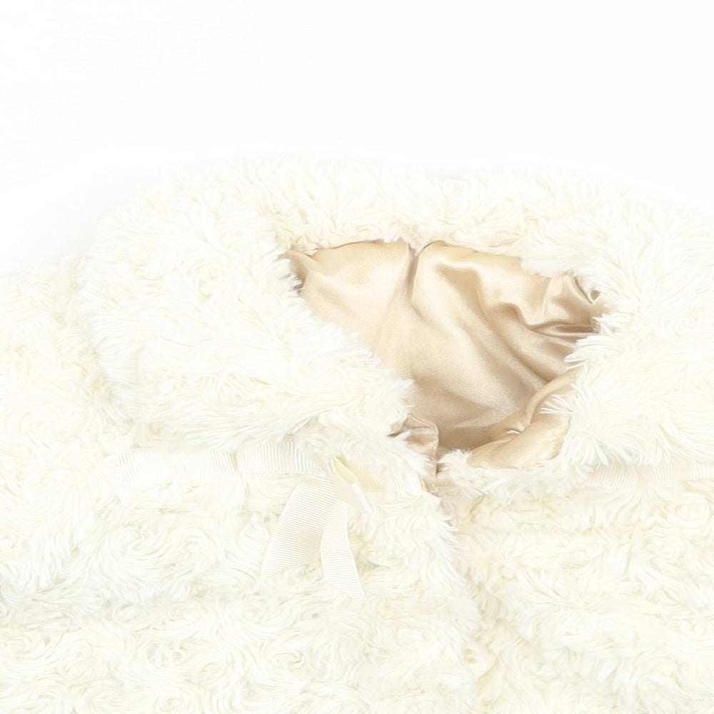 George Girls Ivory   Jacket Coat Size 6-9 Months