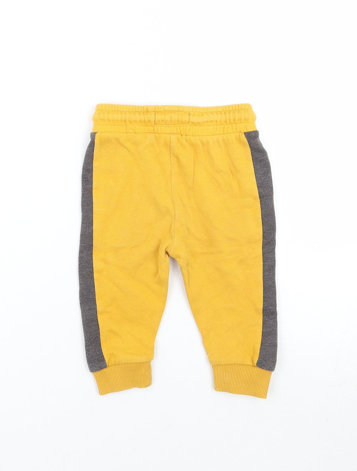 NEXT Boys Yellow   Sweatpants Trousers Size 9-12 Months