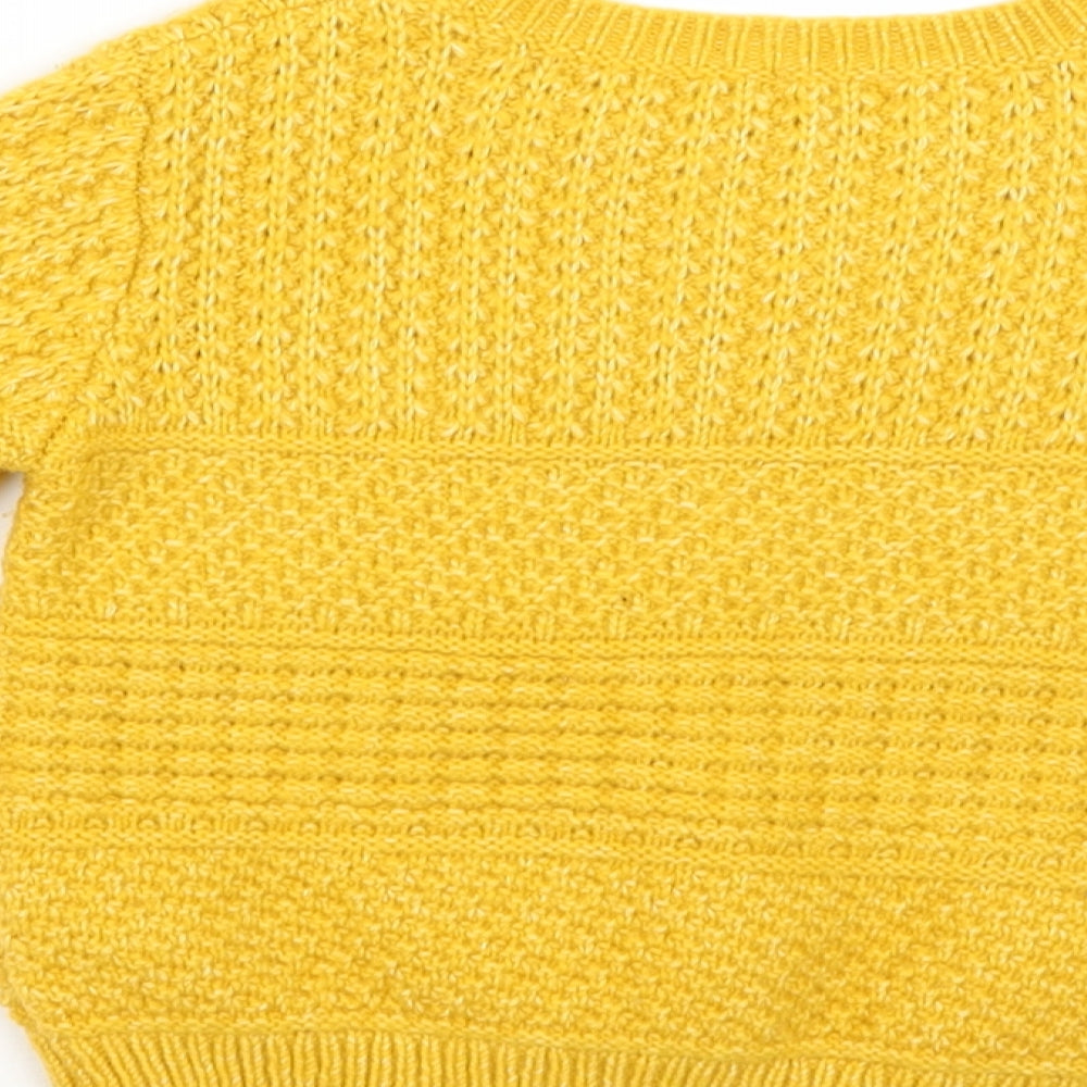 Matalan Girls Yellow   Pullover Jumper Size 18-24 Months