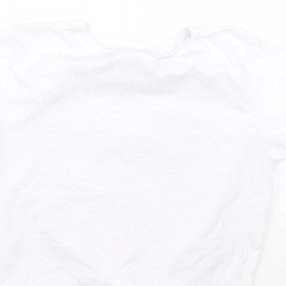 Lol Girls White   Basic T-Shirt Size 9-10 Years