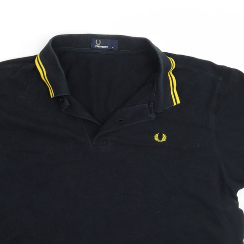 Fred Perry Mens Black    Polo Size XL