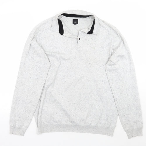 River Island Mens Grey   Pullover Jumper Size M