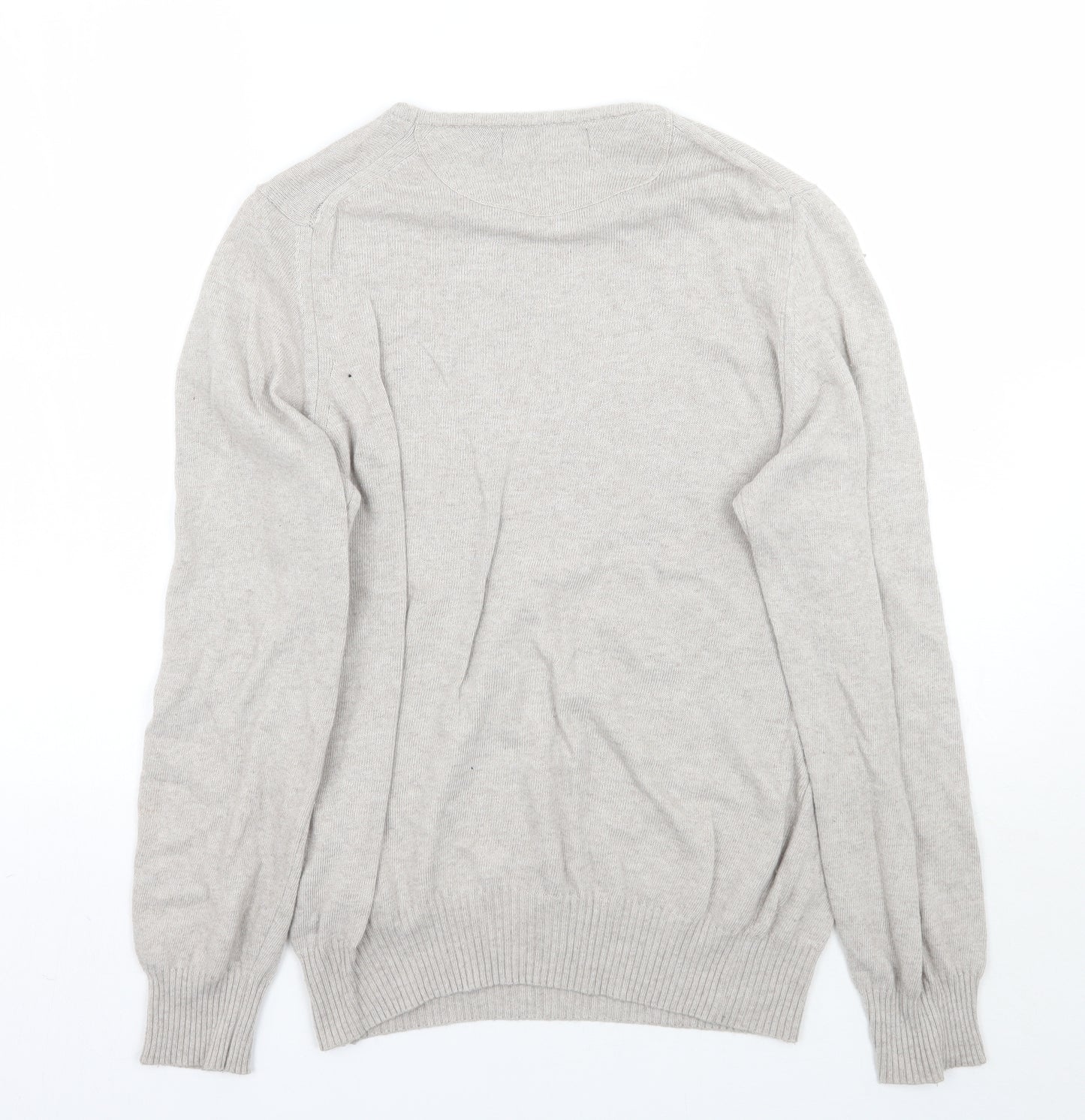 Zara Mens Beige   Pullover Jumper Size M