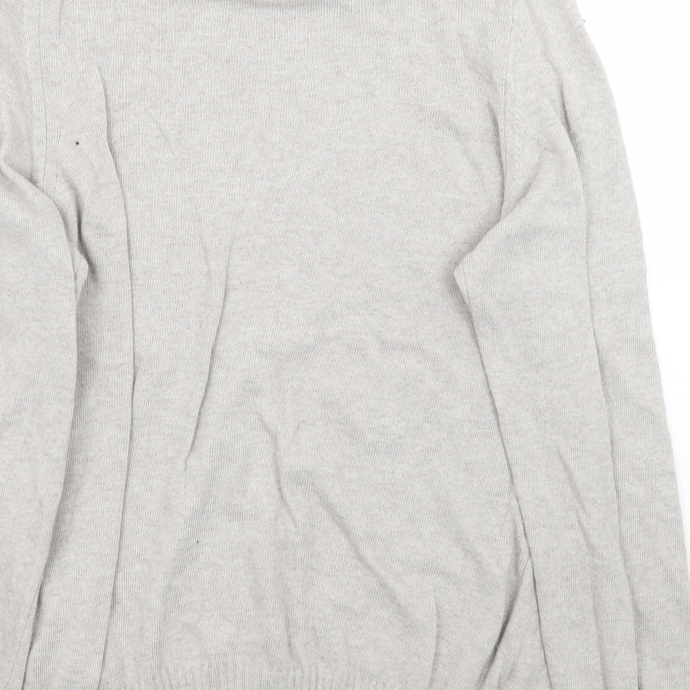 Zara Mens Beige   Pullover Jumper Size M