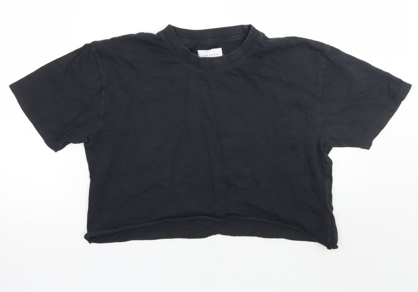 Topshop Womens Grey   Basic T-Shirt Size XS