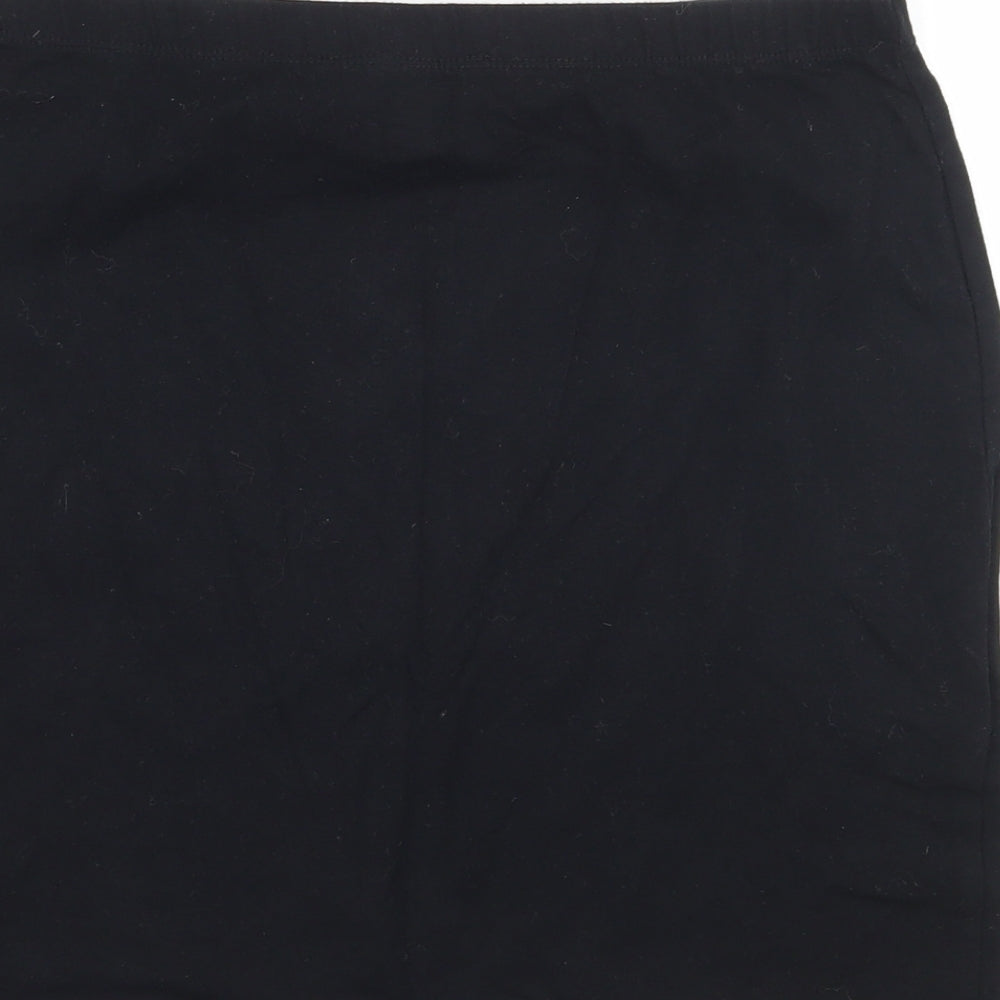Primark Womens Black   A-Line Skirt Size 10