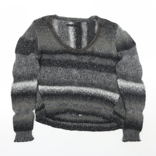 Crafted Womens Grey   Pullover Jumper Size 12