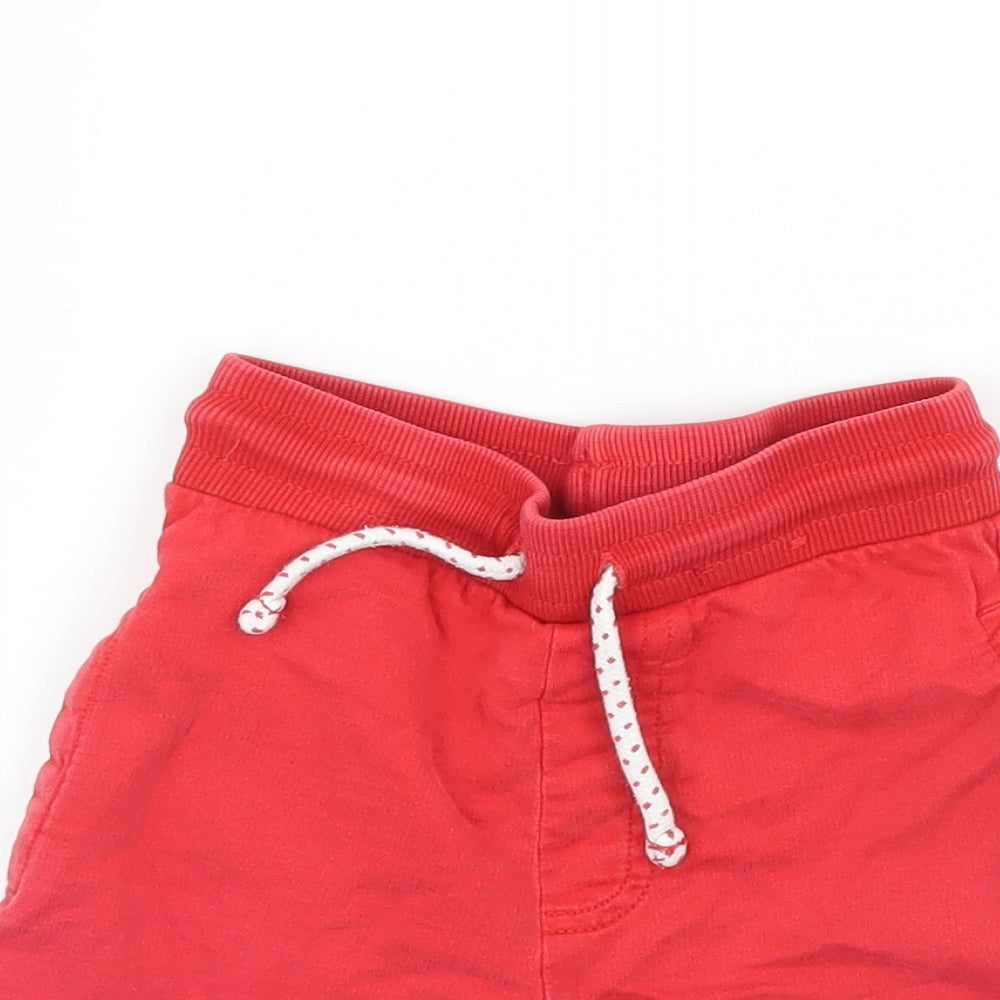 George Boys Red   Sweat Shorts Size 3-4 Years