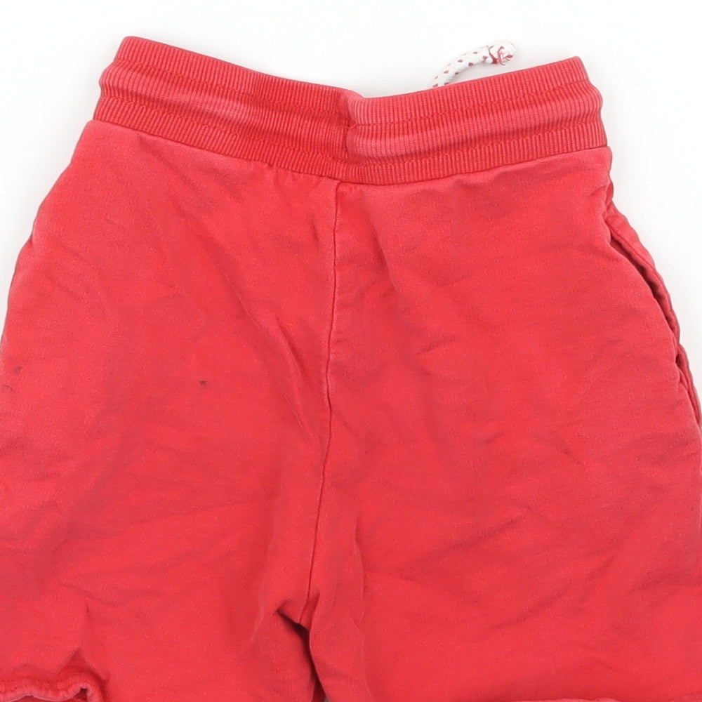 George Boys Red   Sweat Shorts Size 3-4 Years