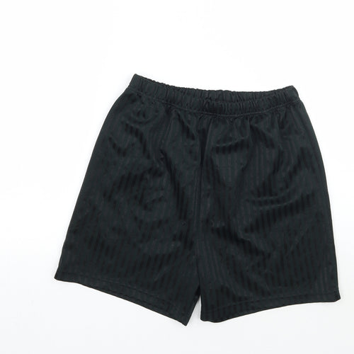 Buk ta  Boys Black Striped  Sweat Shorts Size 14 Years