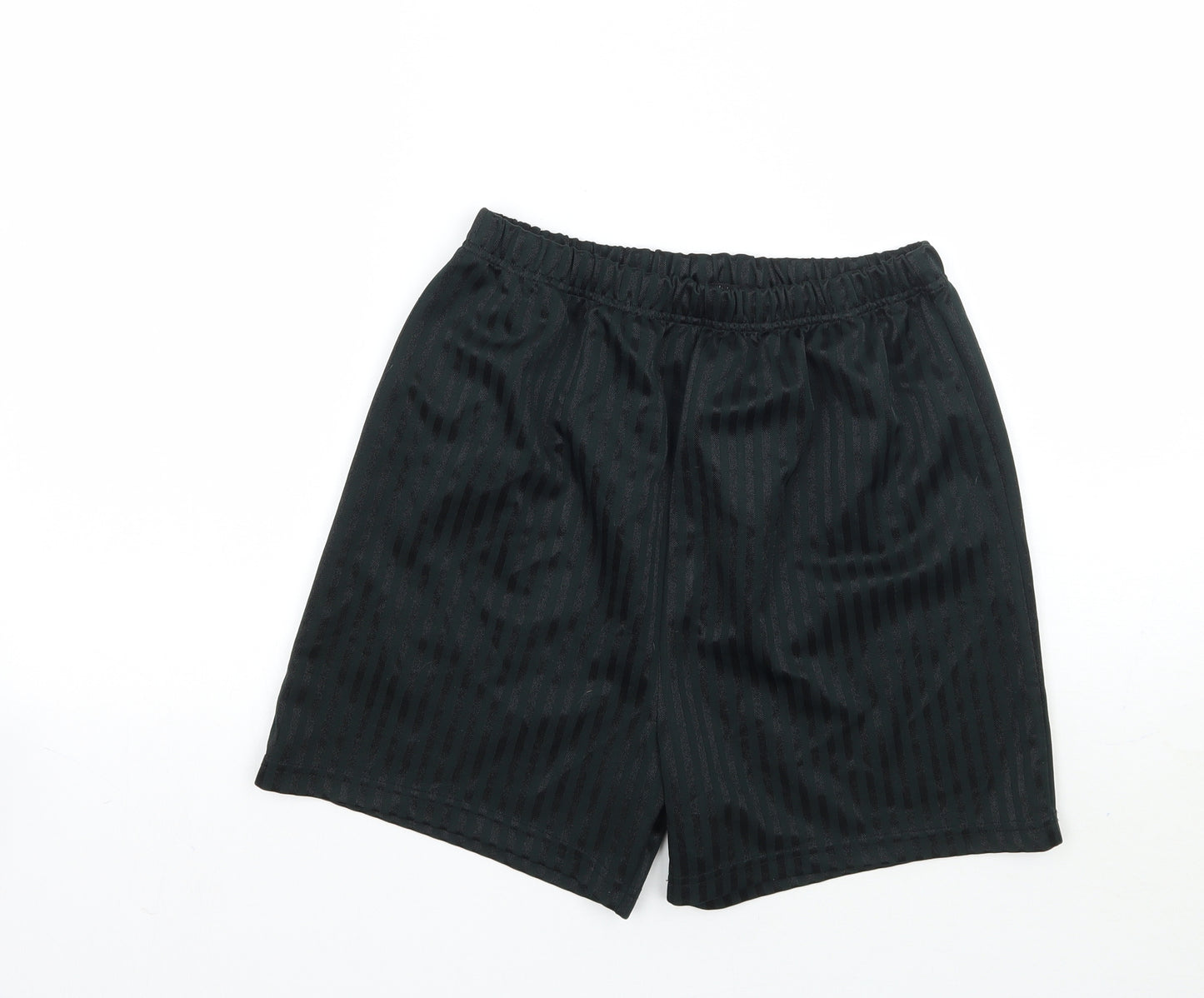Buk ta  Boys Black Striped  Sweat Shorts Size 14 Years