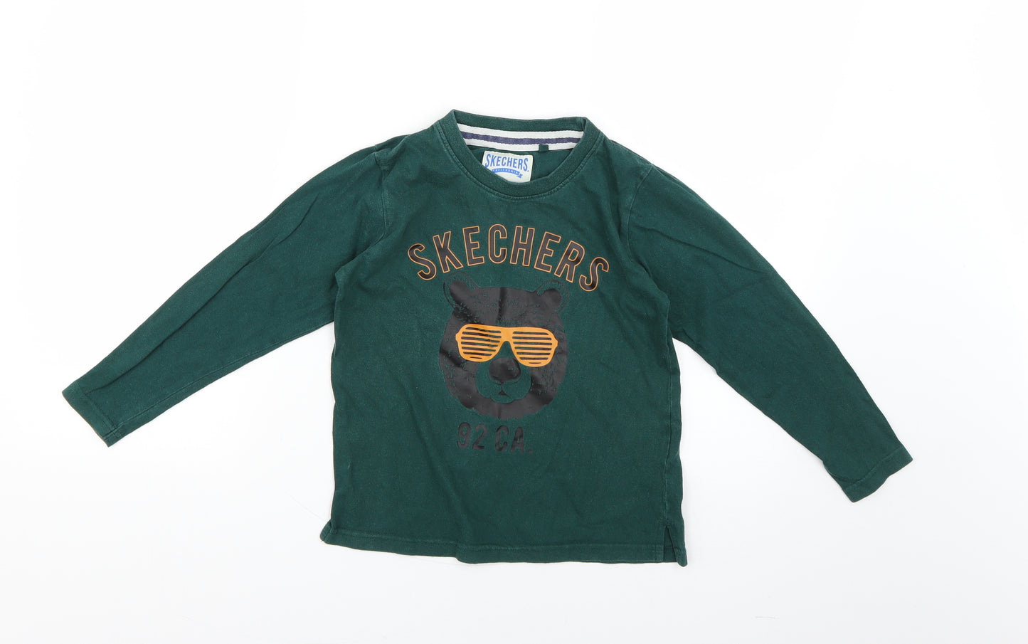Skechers Boys Green   Basic T-Shirt Size 6-7 Years